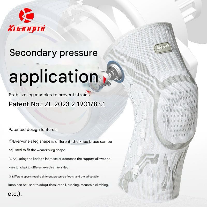 Padel Kniebrace met BOA Draaiknop – Optimale Stabiliteit & Comfort